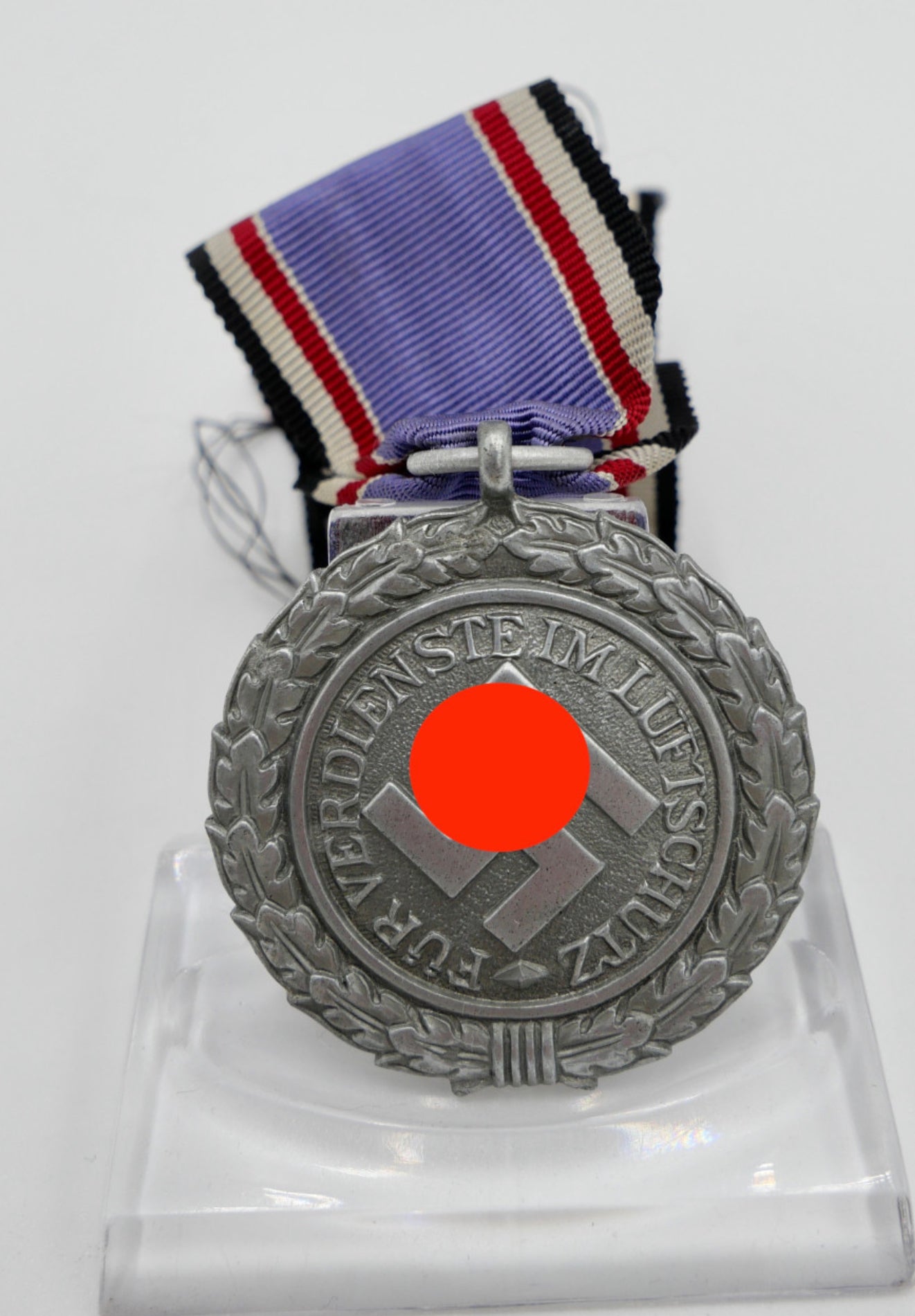 Luftschutz Ehrenzeichen 1938 mit Band Hersteller 10 - Antikhandel-Stuttgart