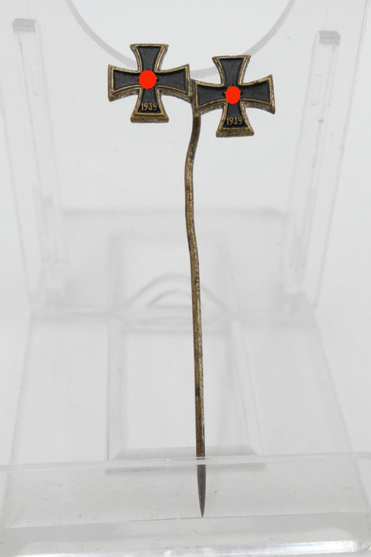 Doppelspange Eisernes Kreuz 2. WK Miniaturen - Antikhandel-Stuttgart