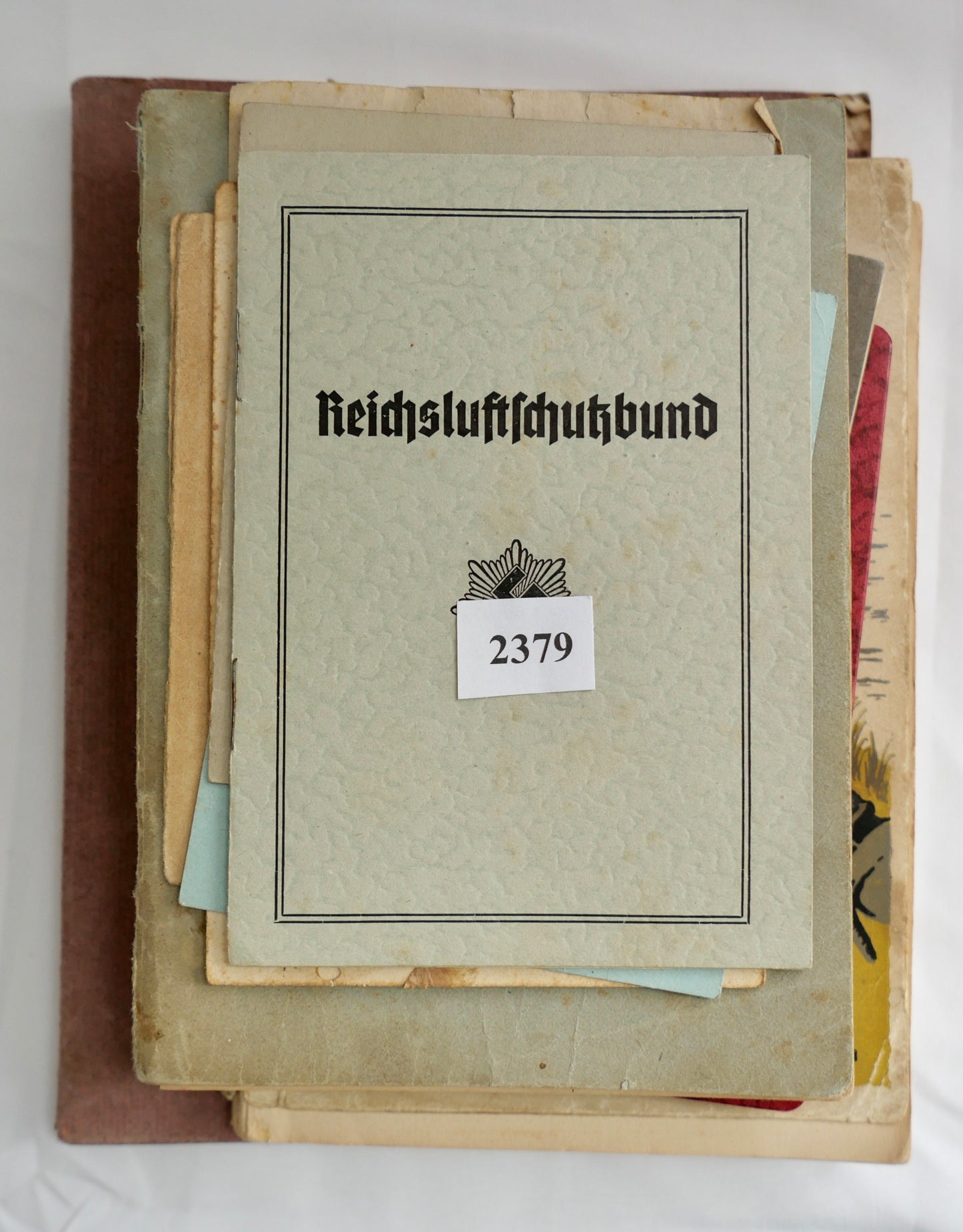 Posten Dokumente Ausweise 3. Reich Hj Arbeiterfront Entlausungsschein Einberufungsbefehl Reichsluftschutzbund Dienstkarte HJ Arbeitsbuch - Antikhandel-Stuttgart