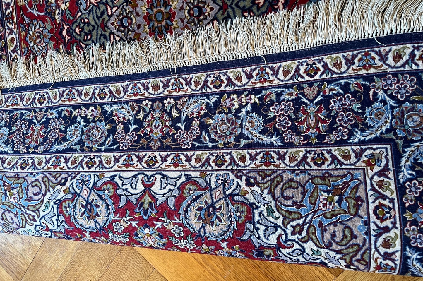 Kashan alter Orientteppich Perserteppich old carpet 180x110 cm