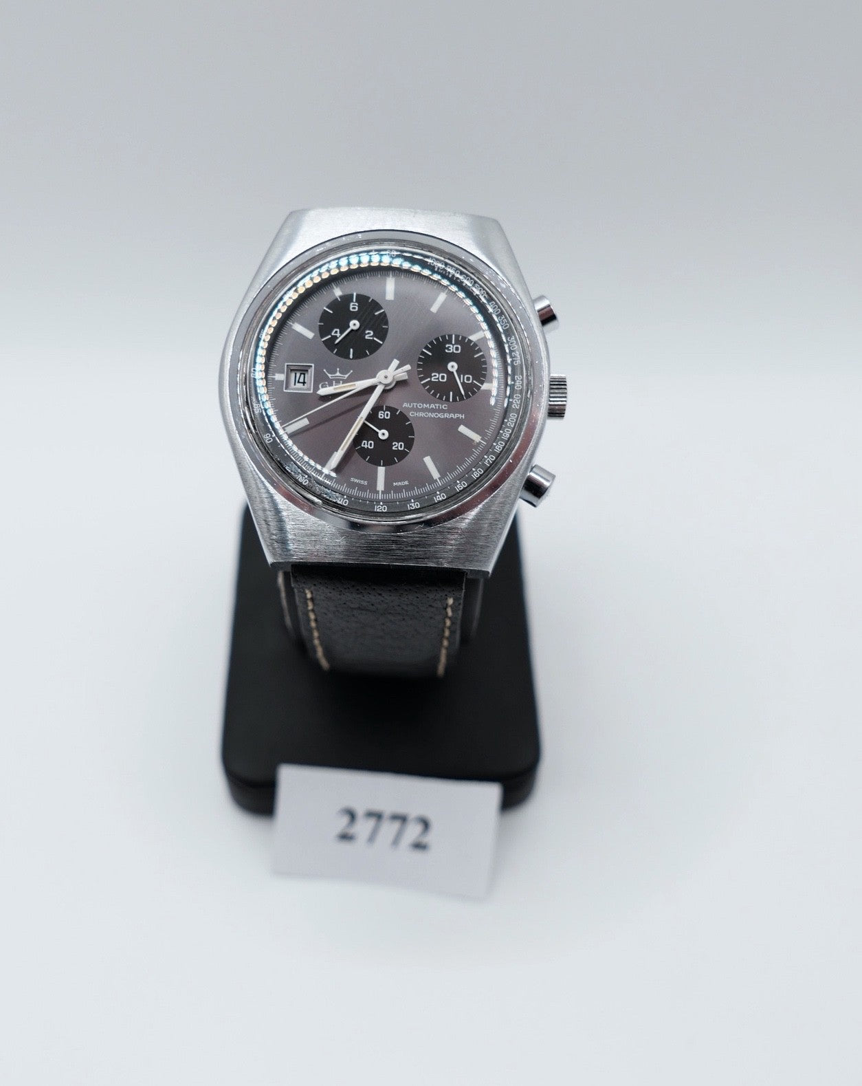 GHC Automatic Chronograph Vintage Herrenarmbanduhr Valjoux 1369 TDB-K 1369