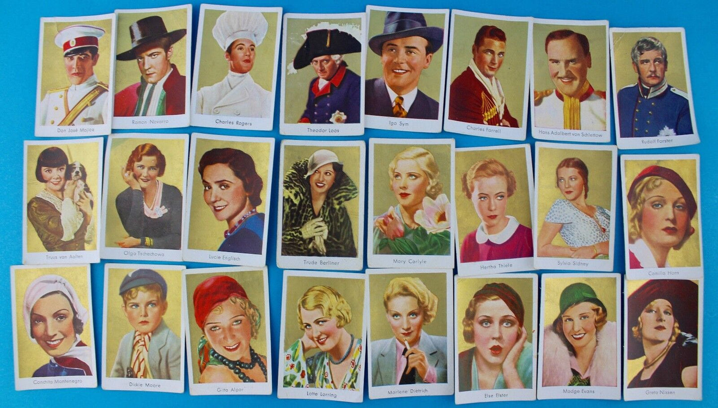 Salem Gold Film Bilder Album Bilder Konvolut Sammlung 147 Stück von 1933 - Antikhandel-Stuttgart