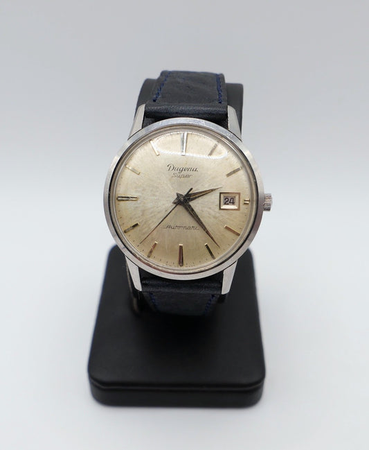 Dugena Super Automatik Vintage Herrenarmbanduhr Kal. 1010A Datum