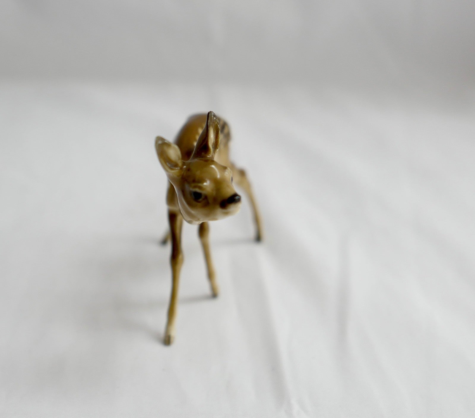 Hutschenreuther kleine Porzellanfigur Rehkitz in OVP Reh Kitz Bambi