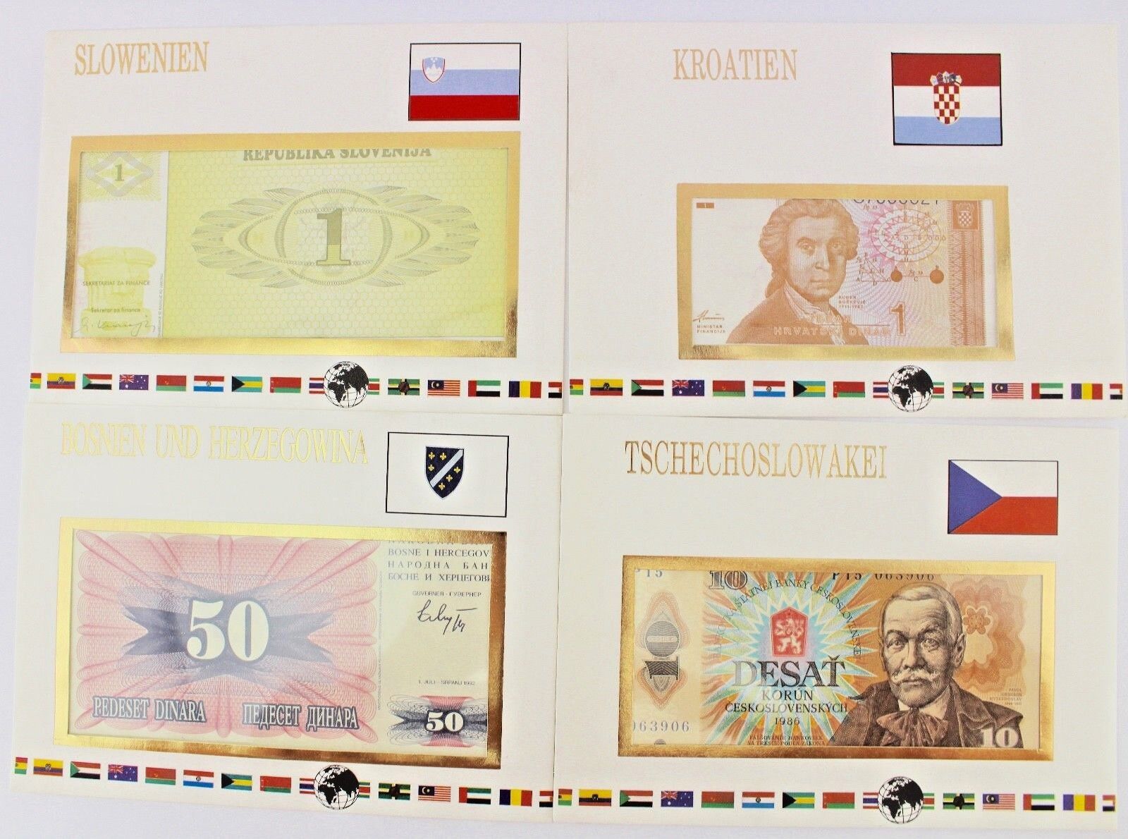 Banknotes of Nations bill Banknoten Notenbriefe der Welt UNC NEW LOT