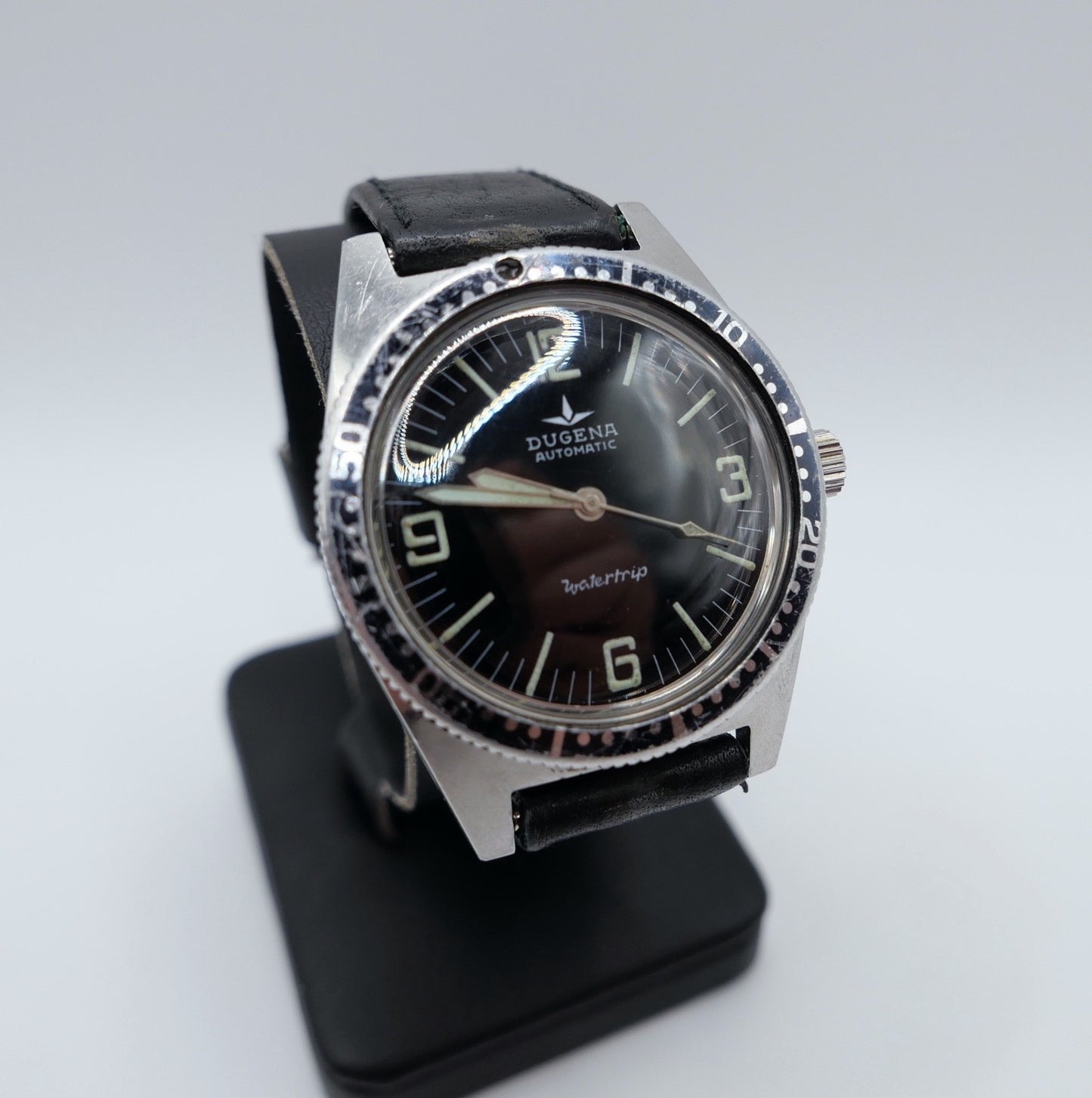 Dugena Watertrip Automatik Vintage Herrenarmbanduhr Taucherstil PUW 1460