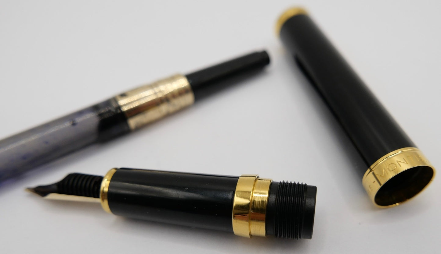 Füller Füllfederhalter Montblanc Noblesse Oblige 585 14kt Gold Feder NEUwertig