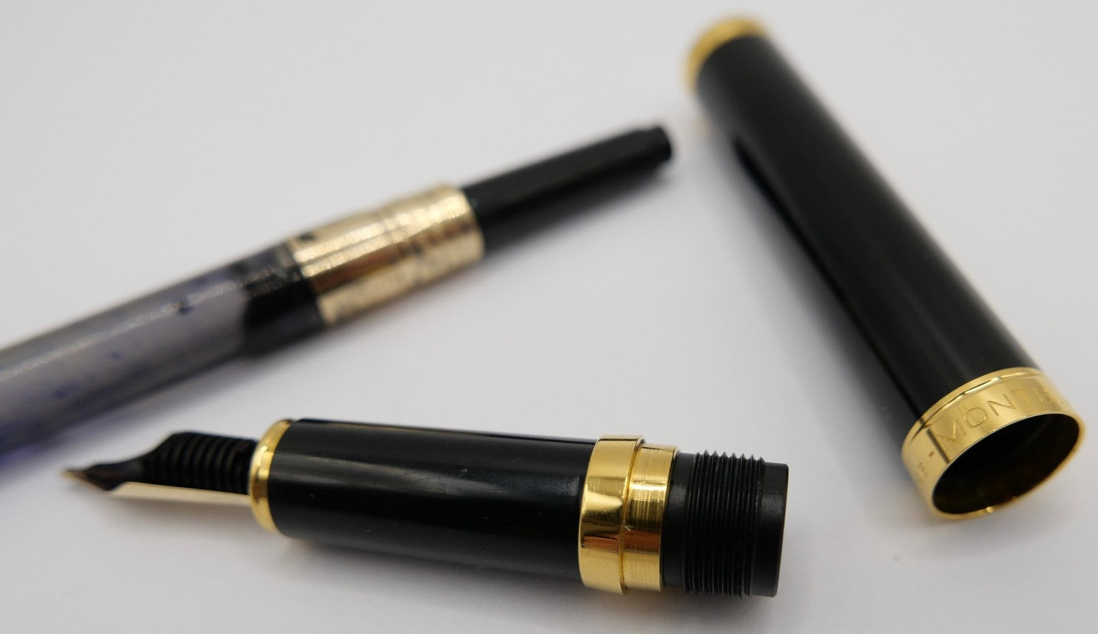 Füller Füllfederhalter Montblanc Noblesse Oblige 585 14kt Gold Feder NEUwertig