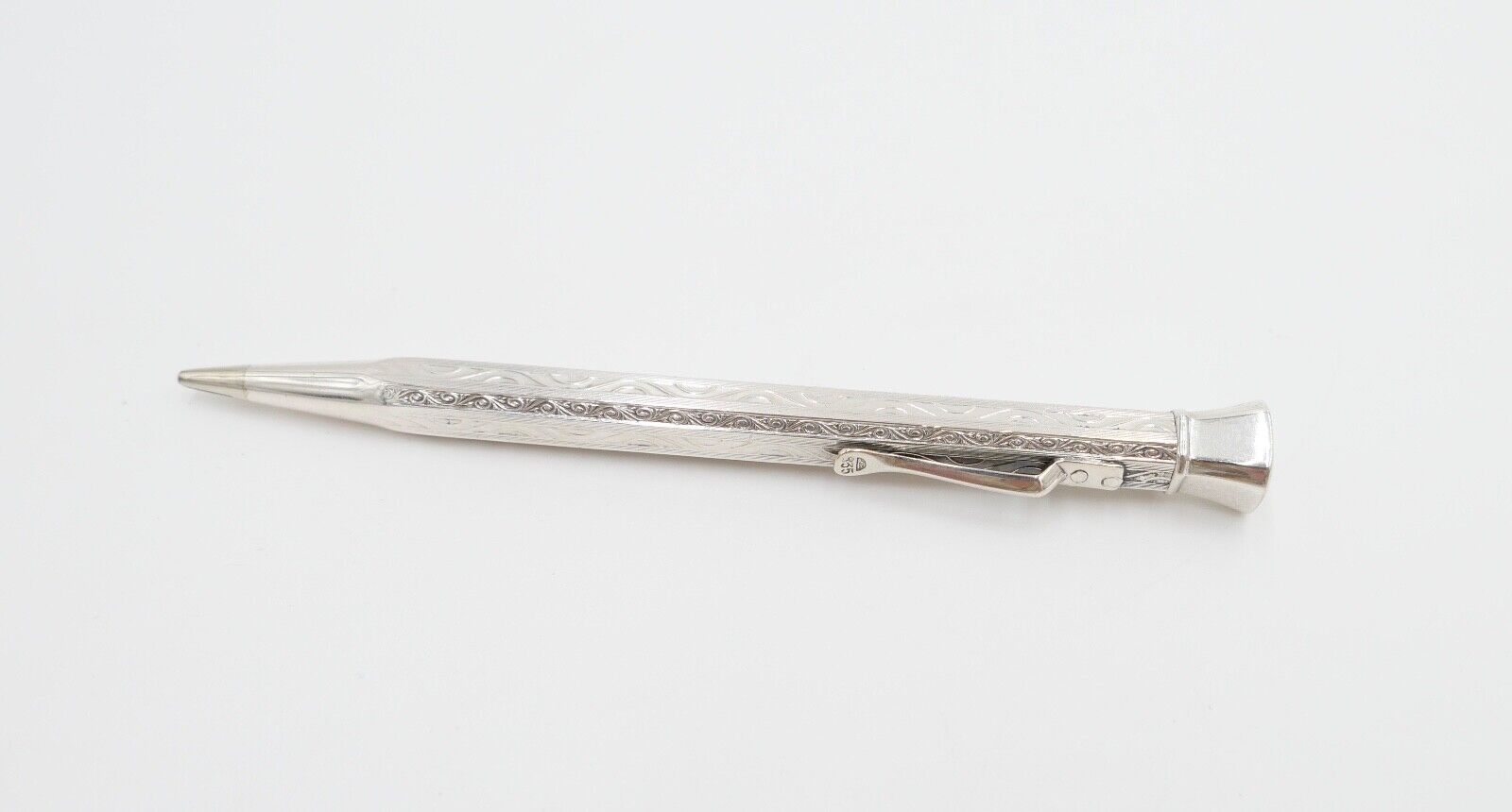 Jugendstil Bleistift Stift für Minen LN - Laurin Silber 835