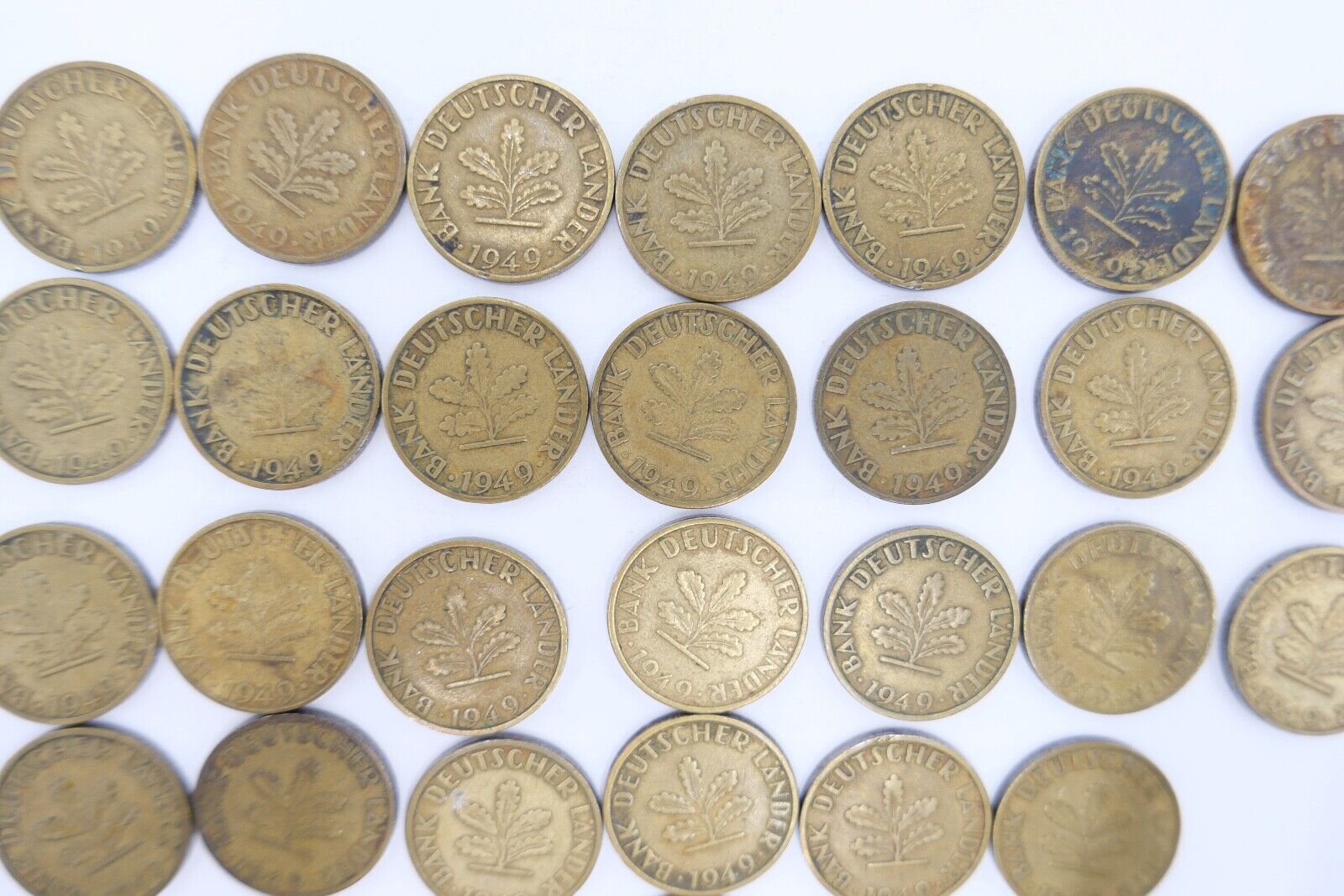 51x 5 Pfennig 1949 D F G J Jäger J. 377 s-vz