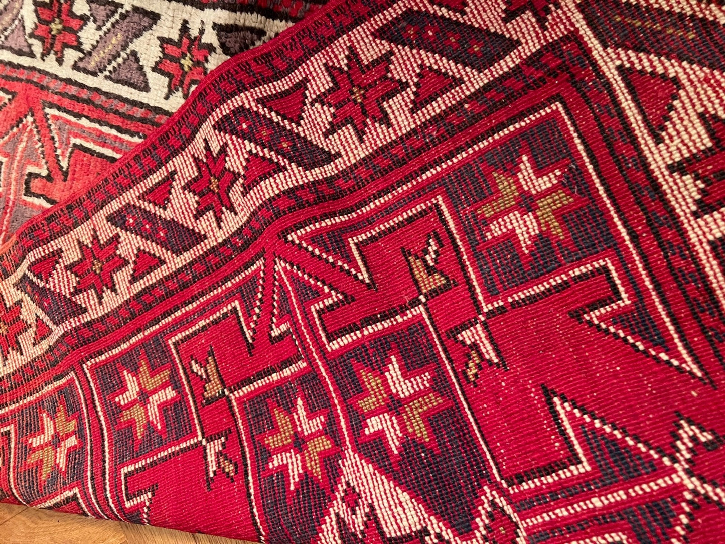 Nomaden alter Orientteppich Perserteppich old carpet 150x89 cm