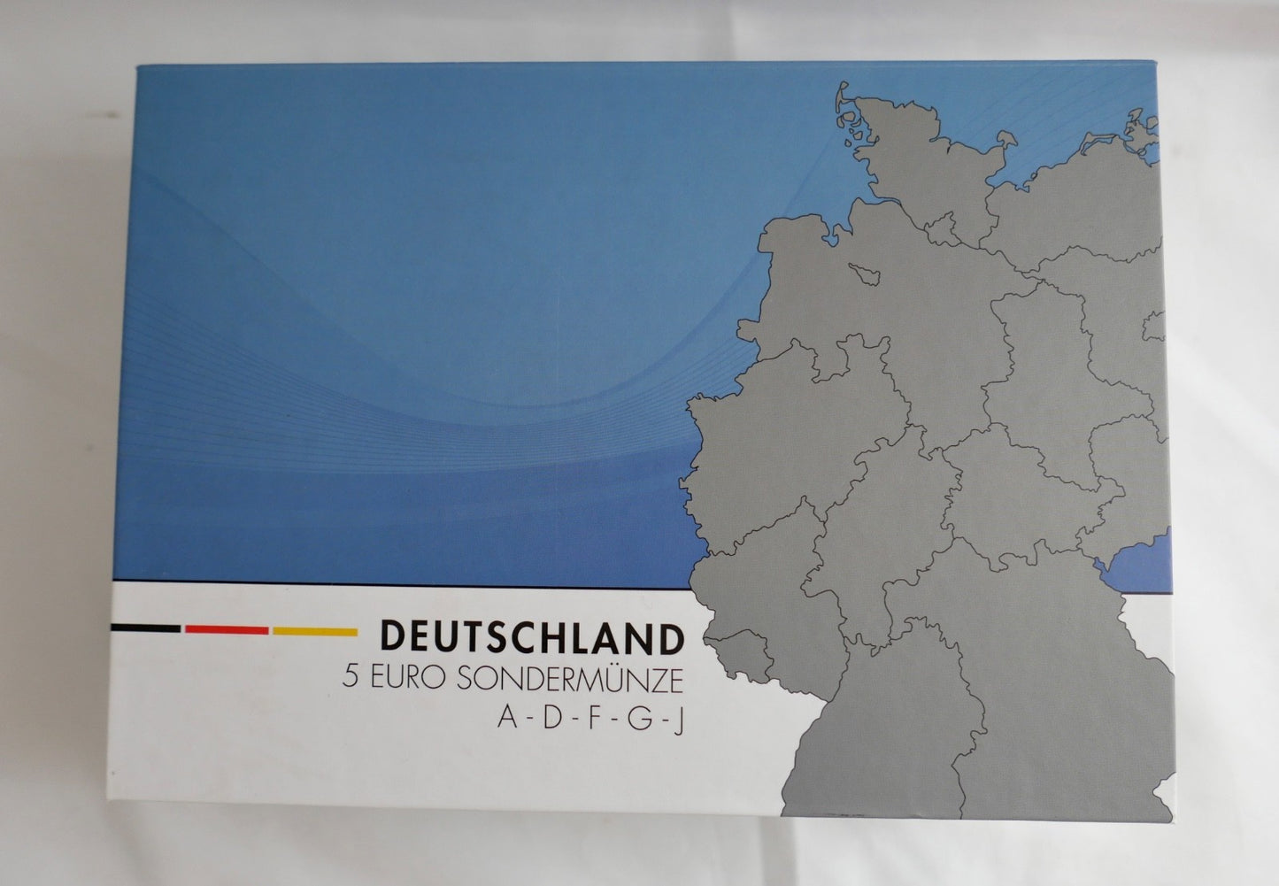 5x 5 Euro Sondermünzen mit Polymerring beleuchteter Box BRD 2019 Gemässigte Zone