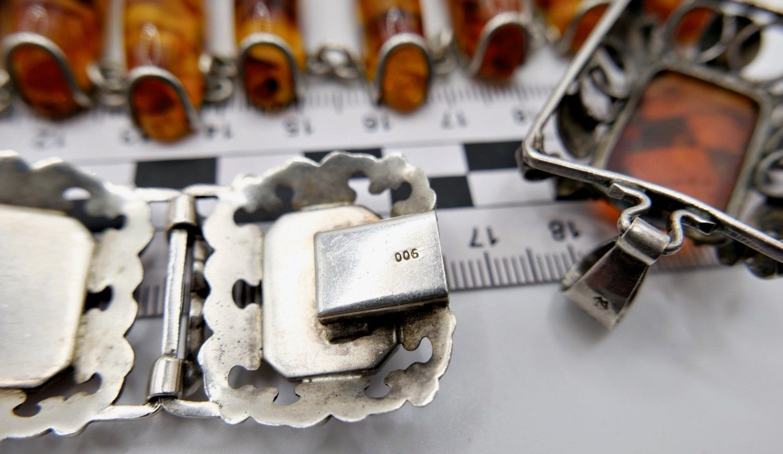 Großes Konvolut Bernstein Schmuck Silber Anhänger Brosche Armband Butterscotch