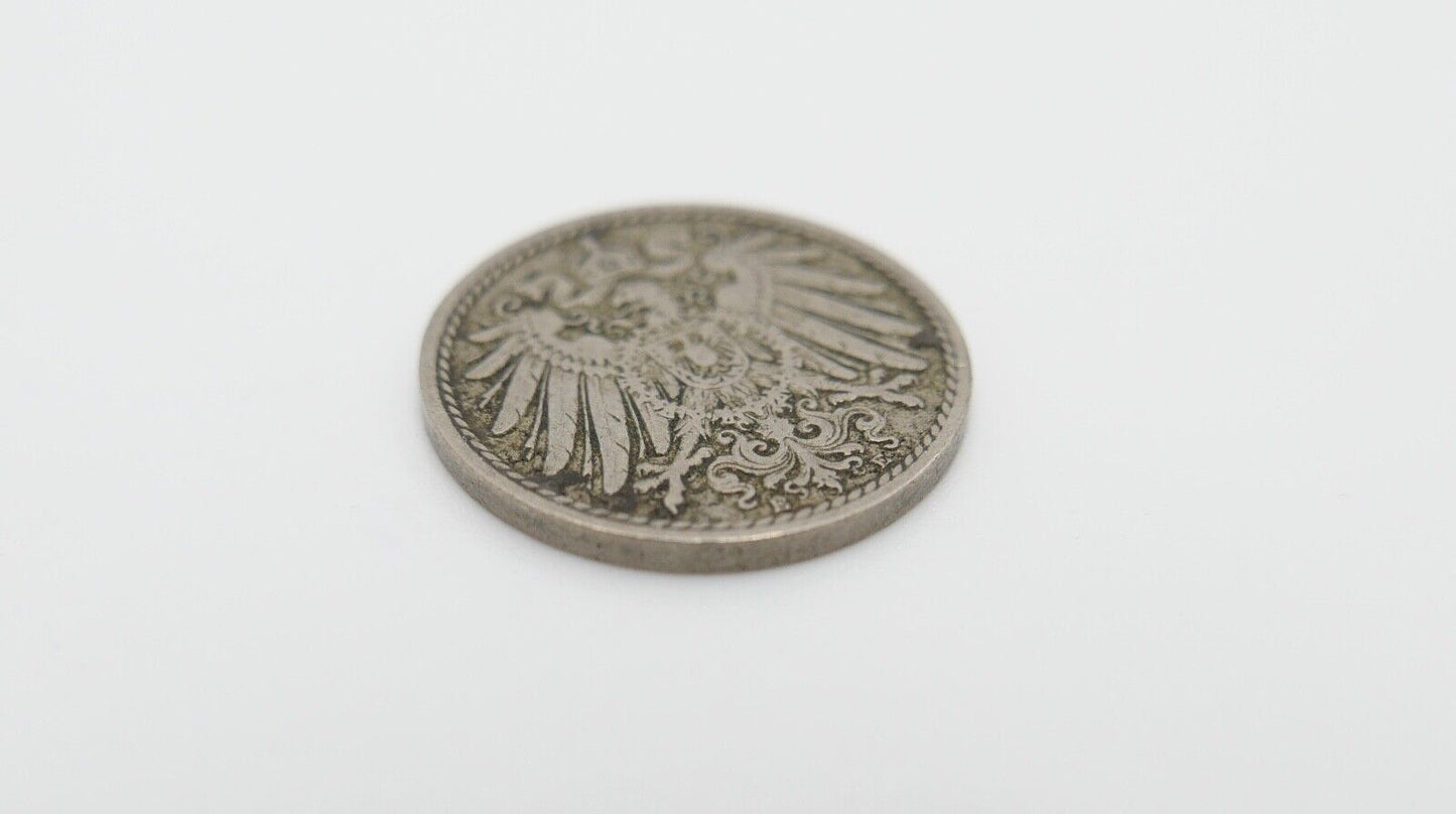 5 Pfennig Kaiserreich 1904 E Jäger J.12 VZ-STG Vorzüglich - Stempelglanz