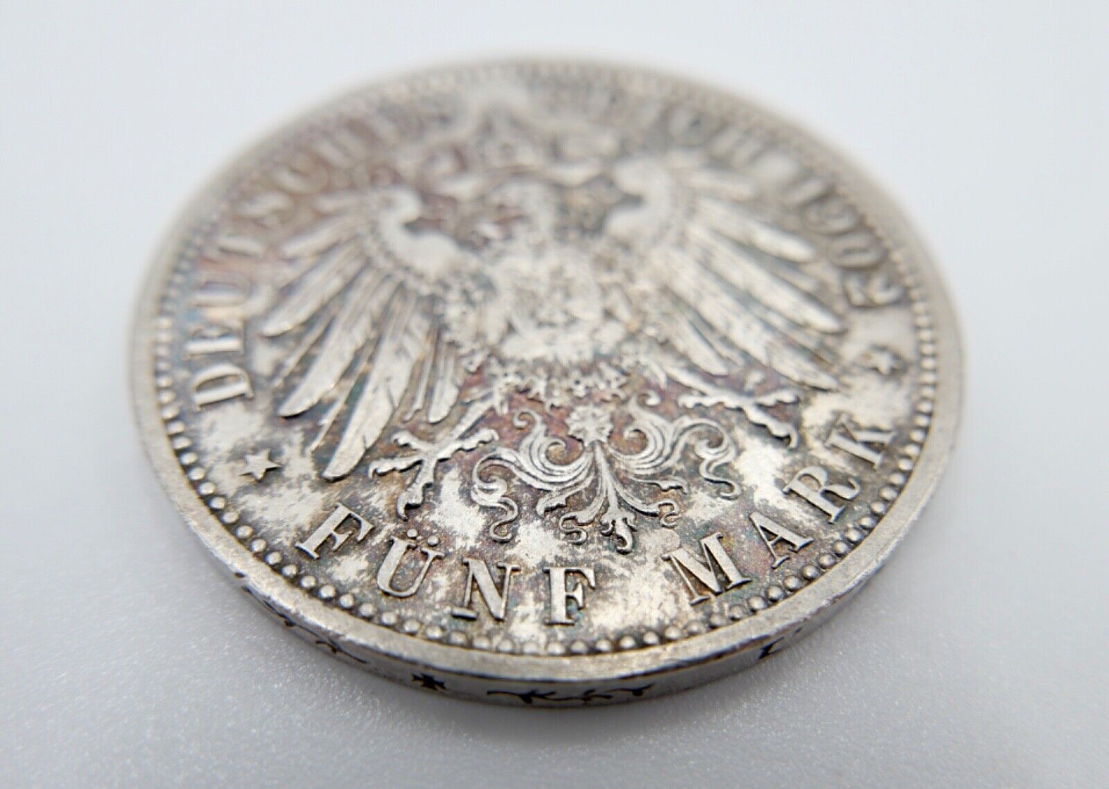 5 Mark 1902G Silbermünze Friedrich I. 1856-1907 50. Regierungsjubiläum J.31 Vzgl