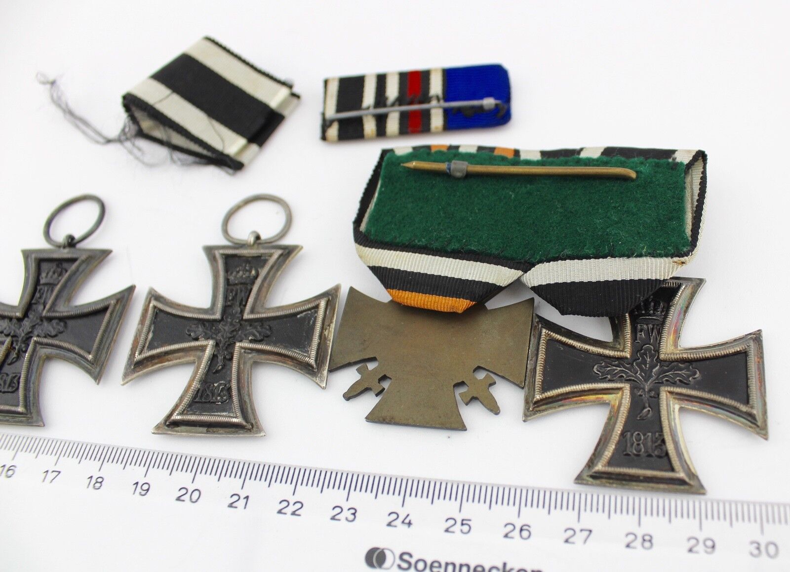 3x Eisernes Kreuz 2. Klasse EK2 WW1 WK Iron Cross Orden BADGE MEDAL KO - WILM