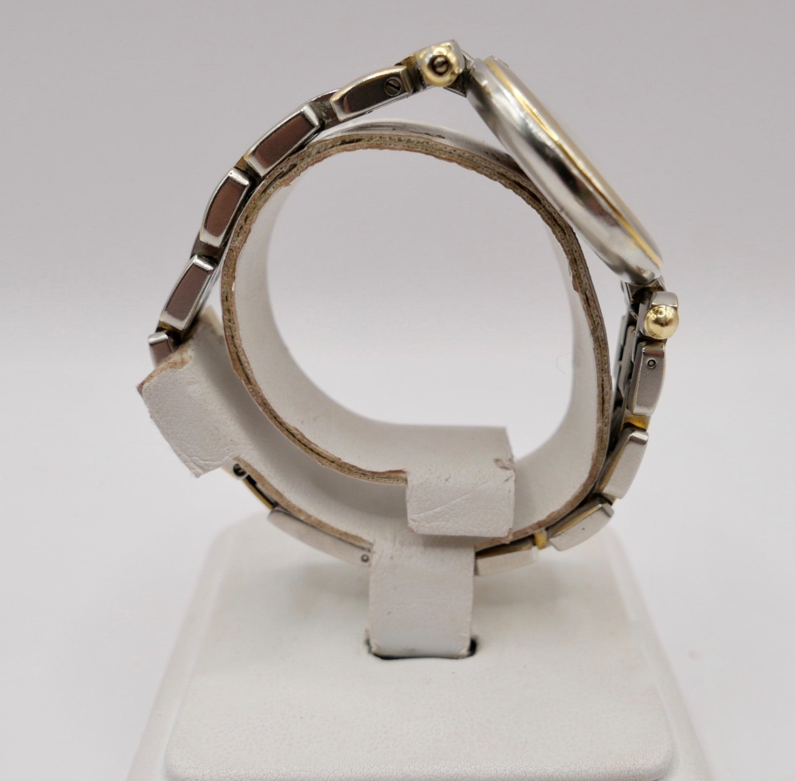 Citizen Clariti Damenuhr Stahl Gold Bicolor Quartz 28 mm weißes Zifferblatt