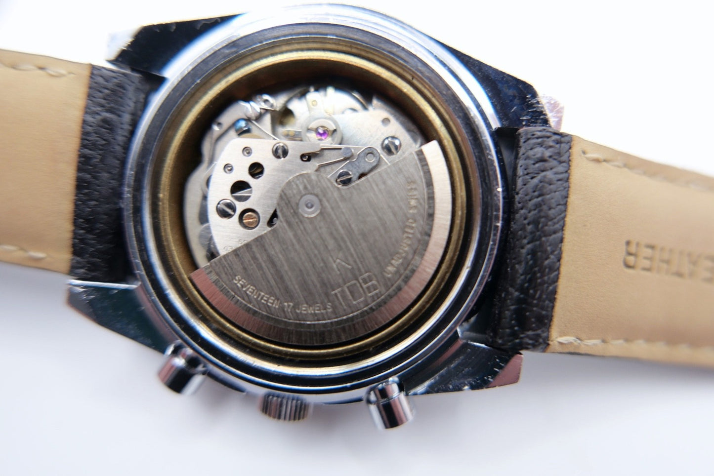 GHC Automatic Chronograph Vintage Herrenarmbanduhr Valjoux 1369 TDB-K 1369