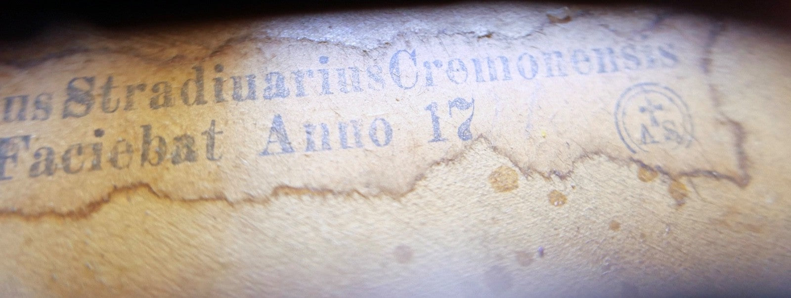 Alte Stradivarius Kopie Geige im Holzkasten mit Bogen & Zubehör Konvolut