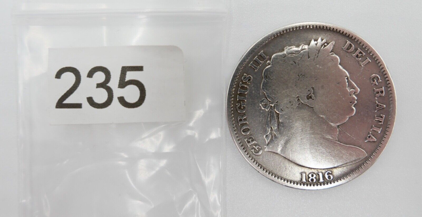 Großbritannien 1816 Half Crown Silbermünze Georgius III Dei Gratia 