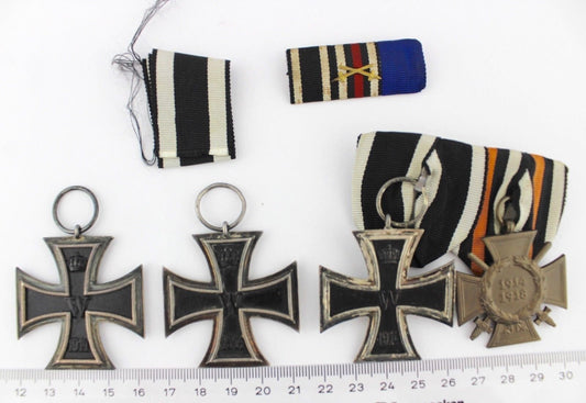 3x Eisernes Kreuz 2. Klasse EK2 WW1 WK Iron Cross Orden BADGE MEDAL KO - WILM