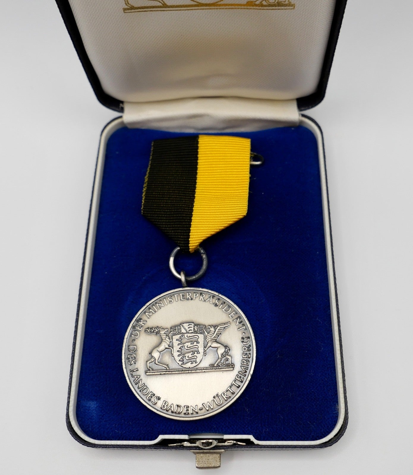 Medaille 800 Silber Baden-Württemberg 40 Jahre FÜR TREUE ARBEIT