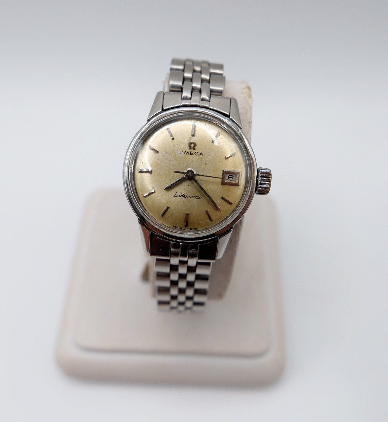 Omega Ladymatic Seamaster Automatik Cal 681 Stahl Damen Uhr 1960er Jahre 566.007
