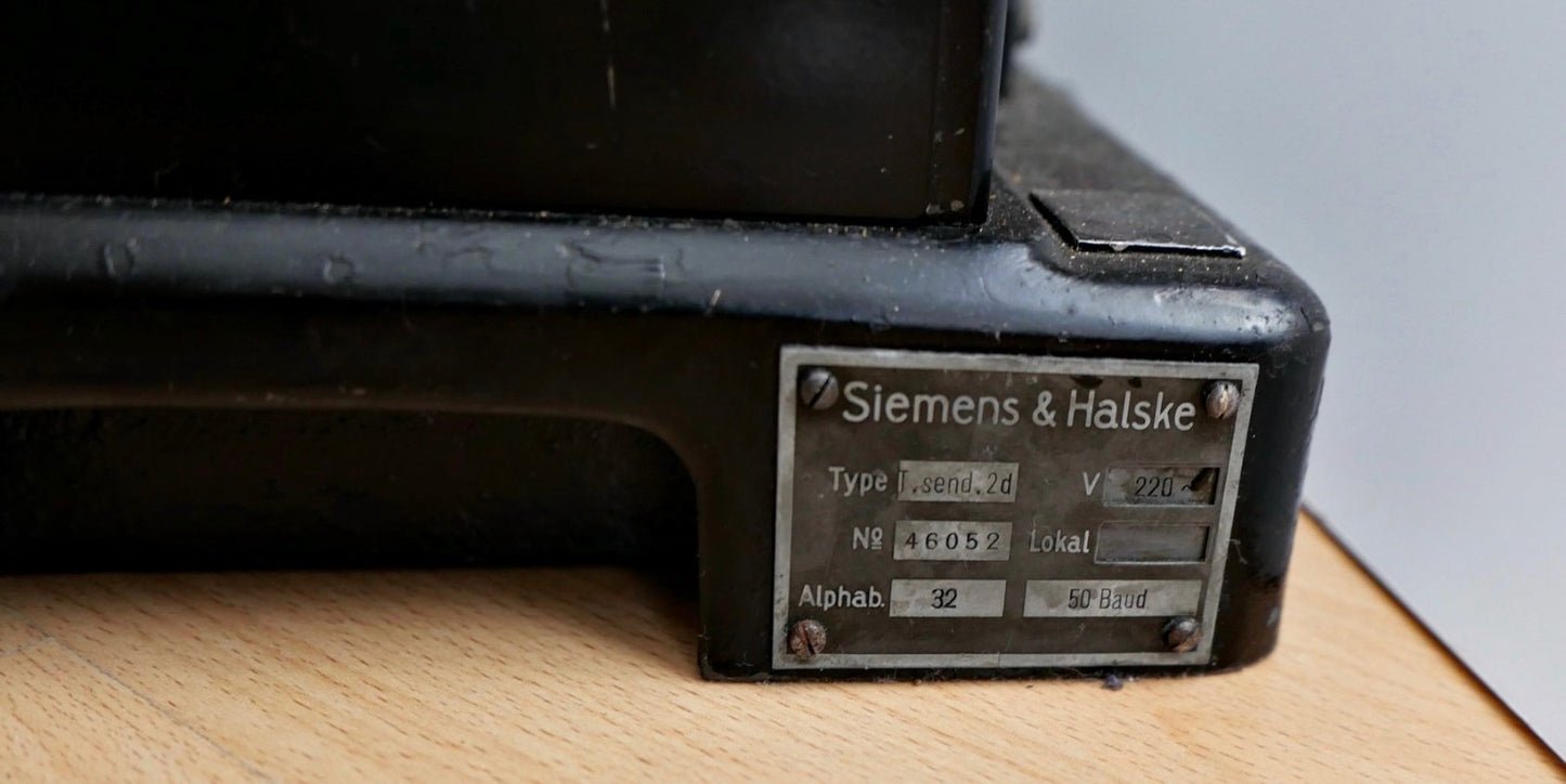 Historischer Siemens & Halske Lochstreifensender – Typ T.send.2d Rarität