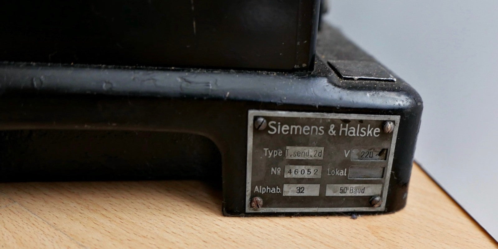 Historischer Siemens & Halske Lochstreifensender – Typ T.send.2d Rarität