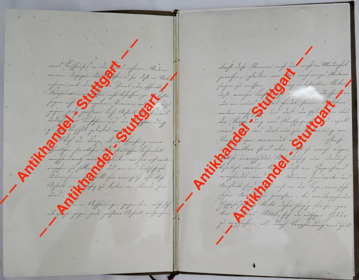 Historisches Dokument Amtsblatt 1868 Königliches Ministerium Innern Stuttgart