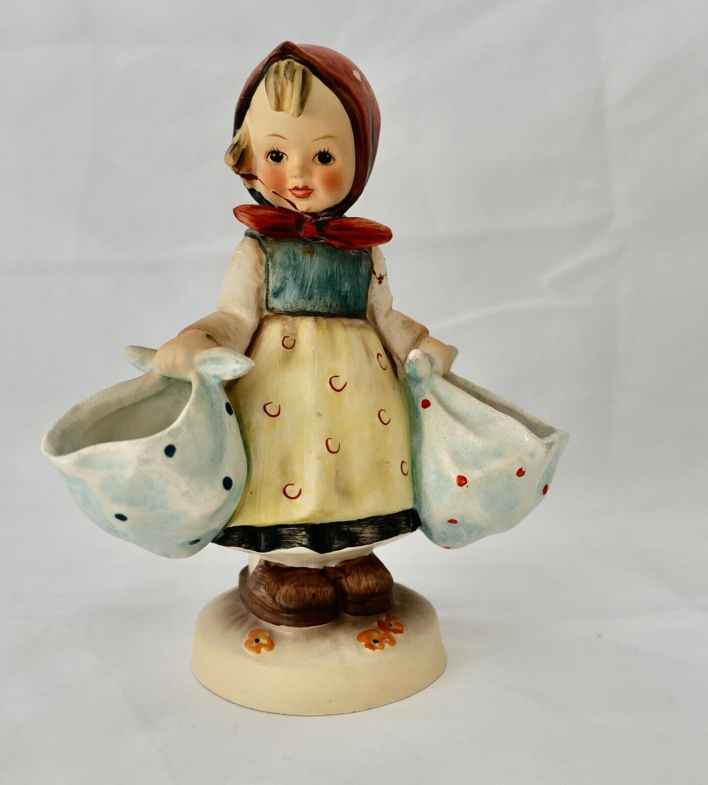 Orig Hummel Figur 175 " MARKT CHRISTEL " Goebel Porzellan 60-70 Mother's Darling