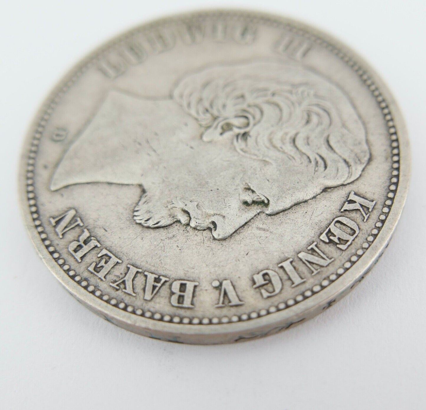 Bayern 5 Mark 1876 D J. Jäger 42  Ludwig II. 1864-1886 Erhaltung : sehr schön