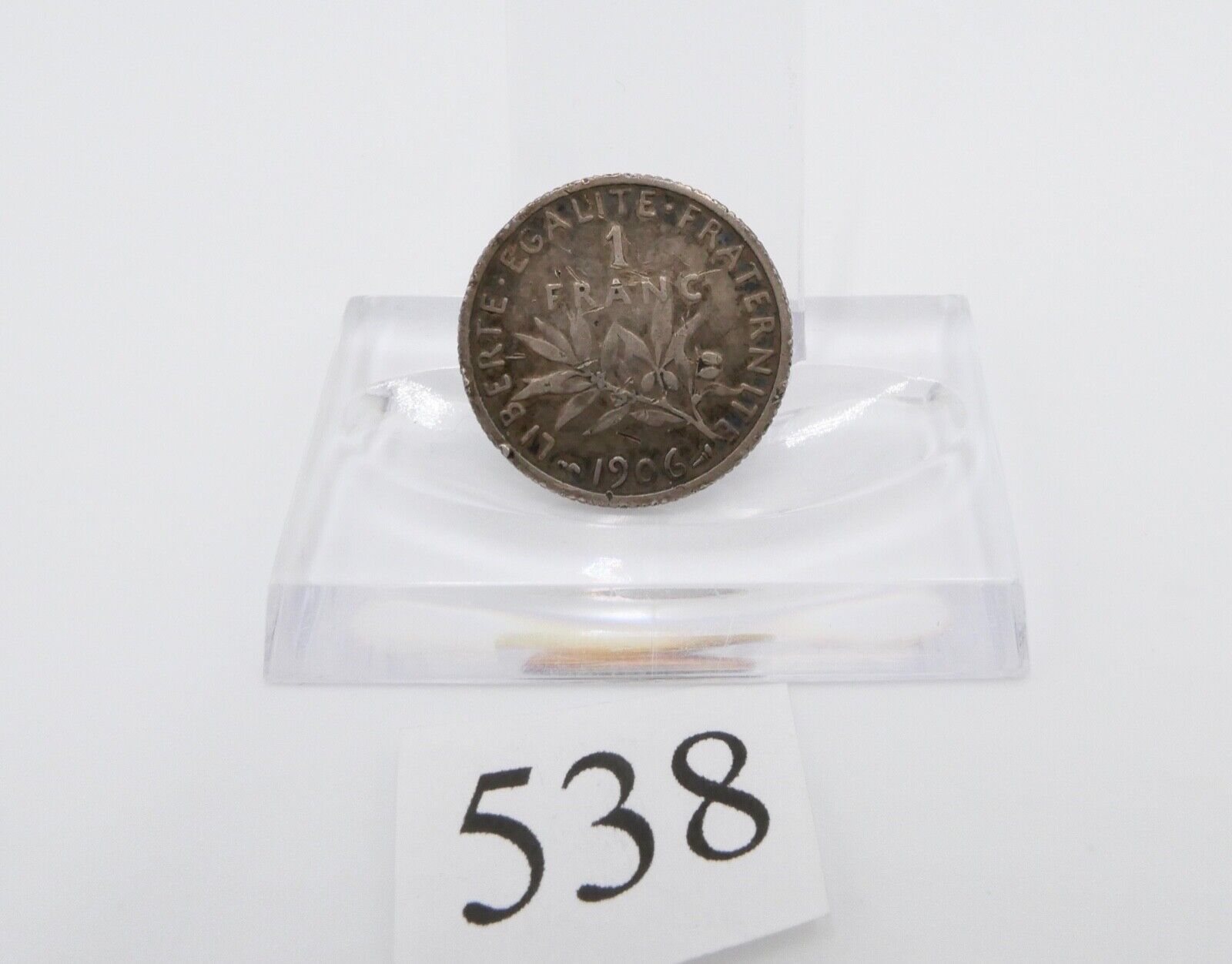 1 Franc 1906 Frankreich 4,9 gr Münze Semeuse Silber KM:844.1