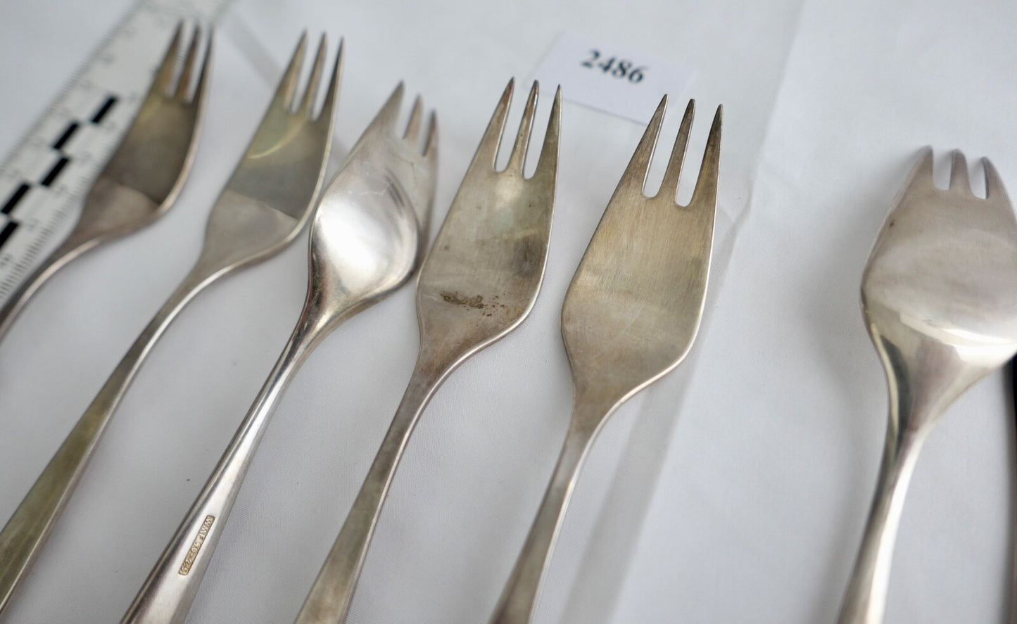 7 Tlg. WMF STOCKHOLM 90er Besteck Gabel & Messer