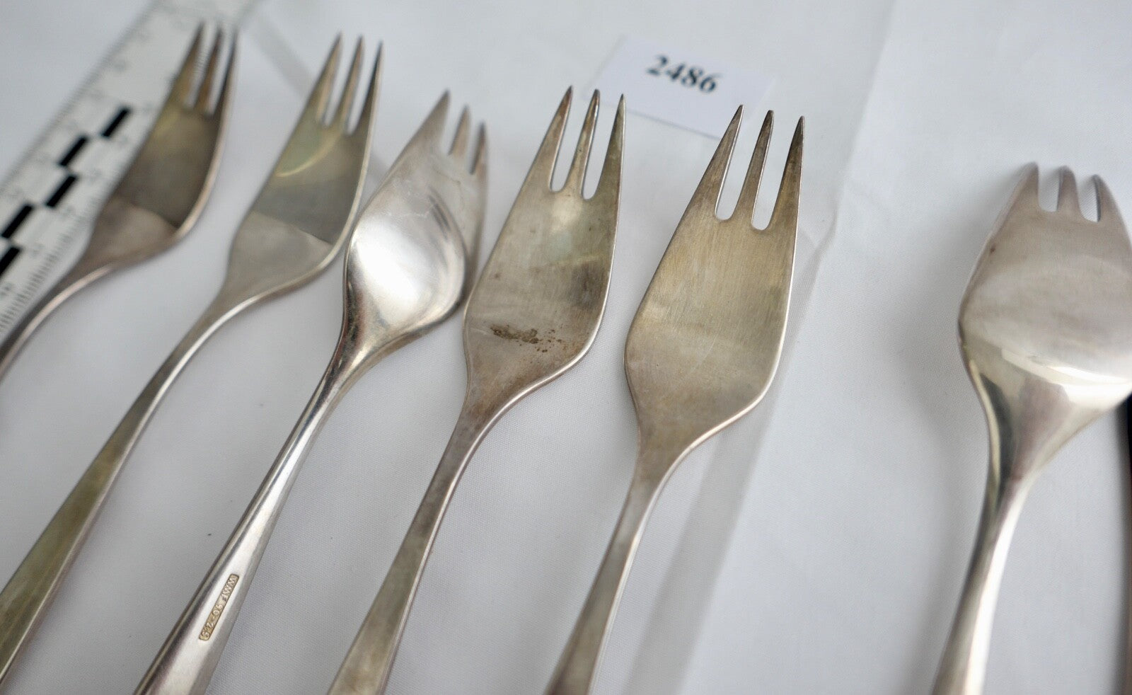 7 Tlg. WMF STOCKHOLM 90er Besteck Gabel & Messer