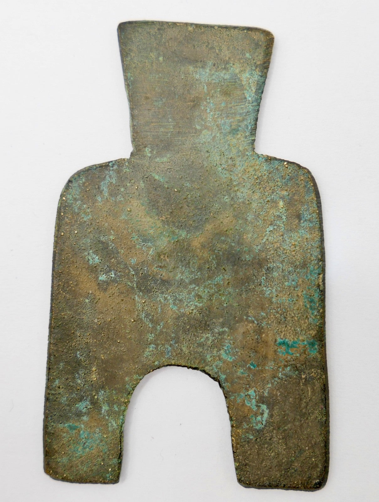 alte antike China Münze Spatenmünze  Zhou-Dynastie Warring States Period Bronze