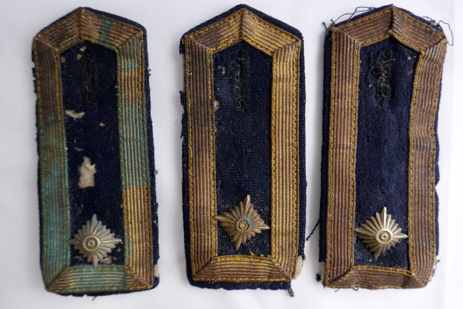 3 Stück Schulterklappen Schulterstücke Kriegsmarine BOOTSMANN WW2 WK2 - Antikhandel-Stuttgart