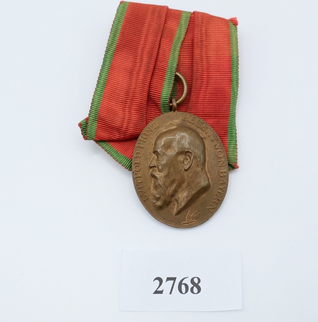 Prinzregent Luitpold Medaille in Bronze 1905 Bayern mit Band / Spange Jubiläum