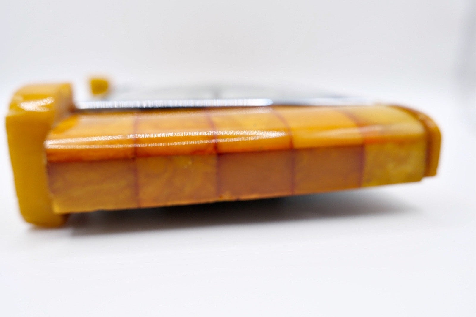 8 Tag Tischuhr SBM  Staatliche Bernstein-Manufaktur Königsberg butterscotch