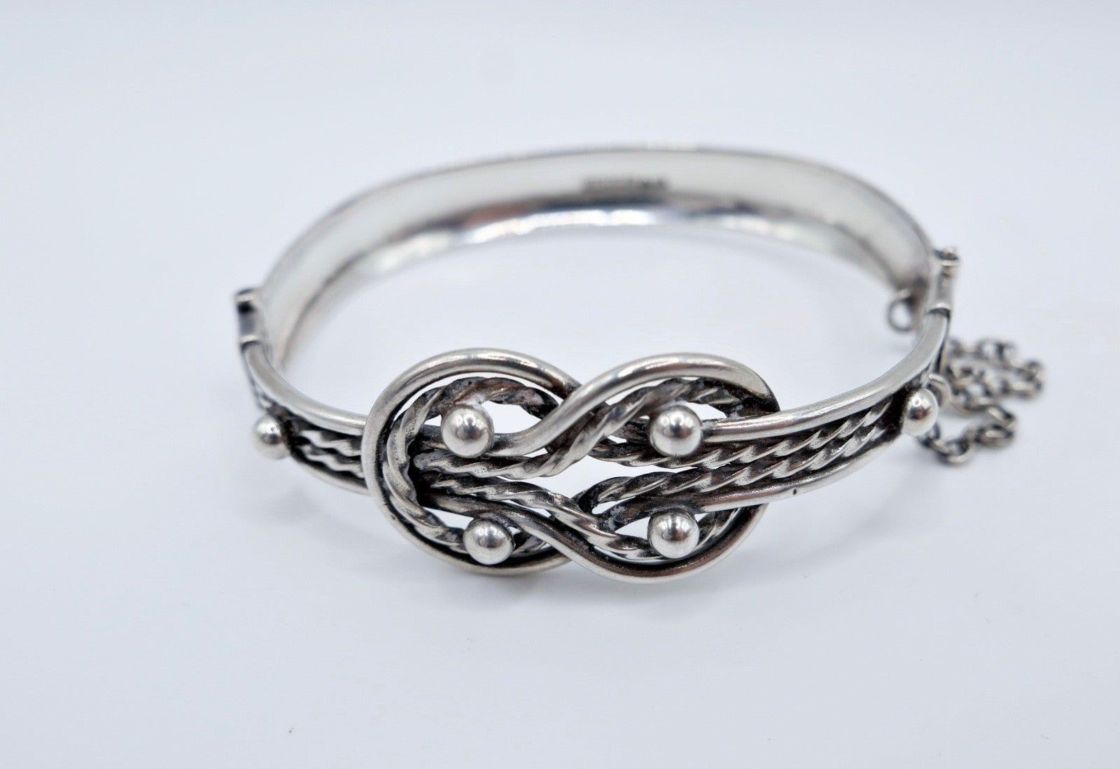 Kalevala Koru Teljänneito Silber Armreif 925 Finnland Wikinger Vintage Bangle