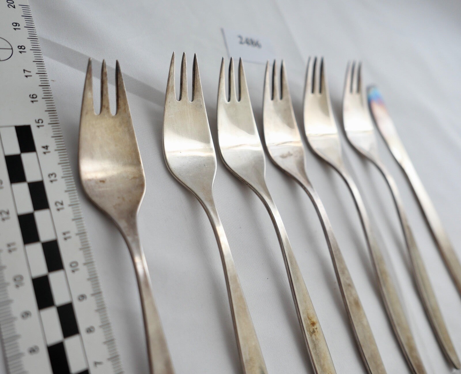 7 Tlg. WMF STOCKHOLM 90er Besteck Gabel & Messer