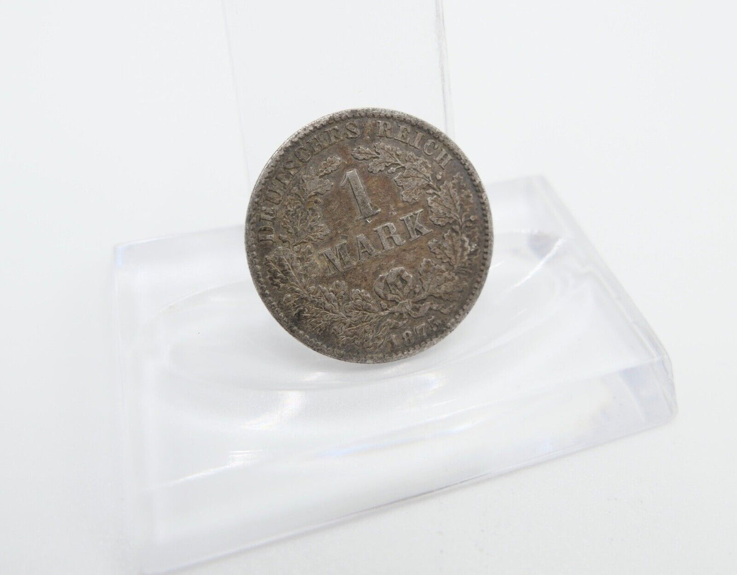 1 Mark Deutsches Reich 1875 B Jäger J.9 ss-vz sehr schön -  vorzüglich Silber