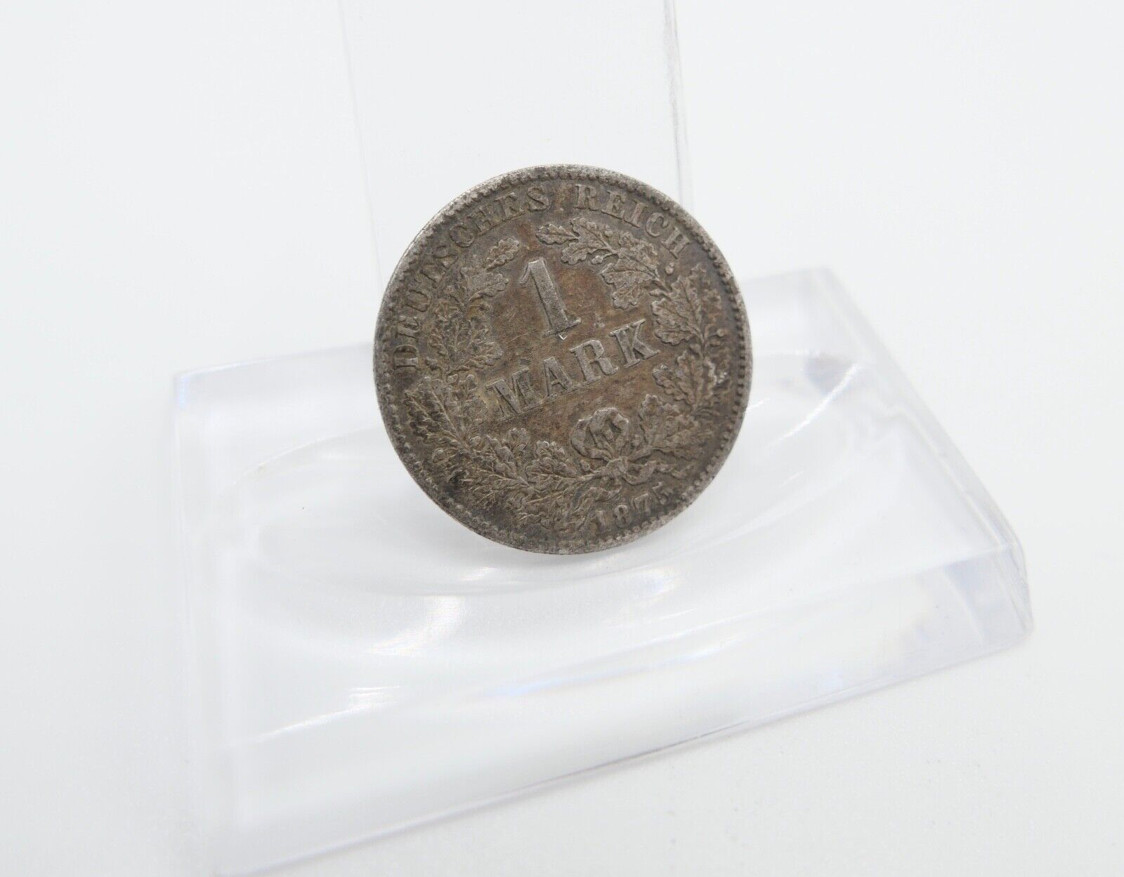 1 Mark Deutsches Reich 1875 B Jäger J.9 ss-vz sehr schön -  vorzüglich Silber