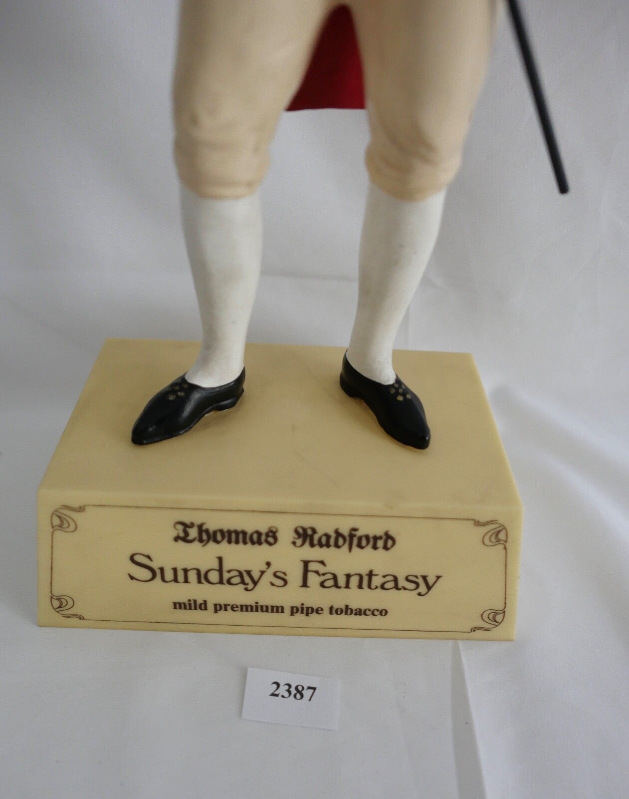 Werbefigur 1970er Jahre 41 cm Thomas Radford Sundays Fantasy' pipe tobacco