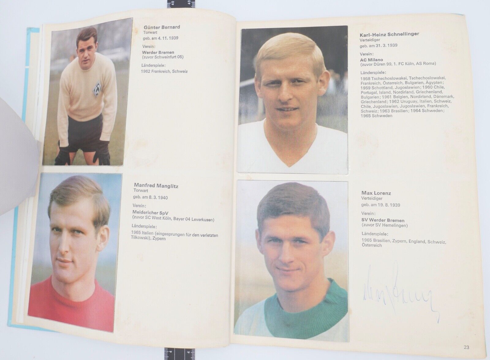 ARAL Fussball Album Komplett WM 1966 Autogramm BECKENBAUER NETZER OVERATH SEELER