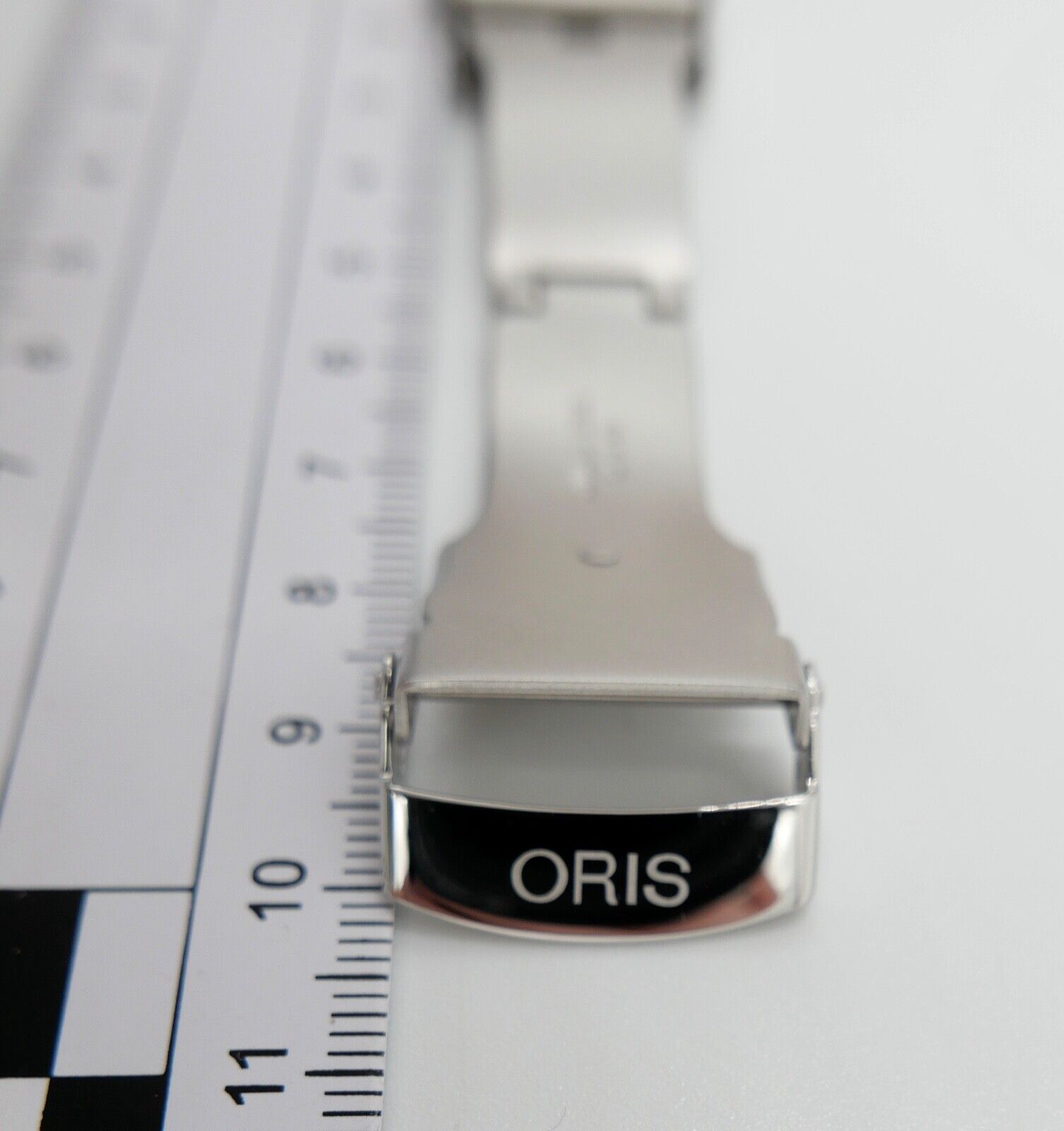 Original ORIS Faltschließe EDELSTAHL GEBÜRSTET  30 18 40 Armbanduhr 18mm NEU