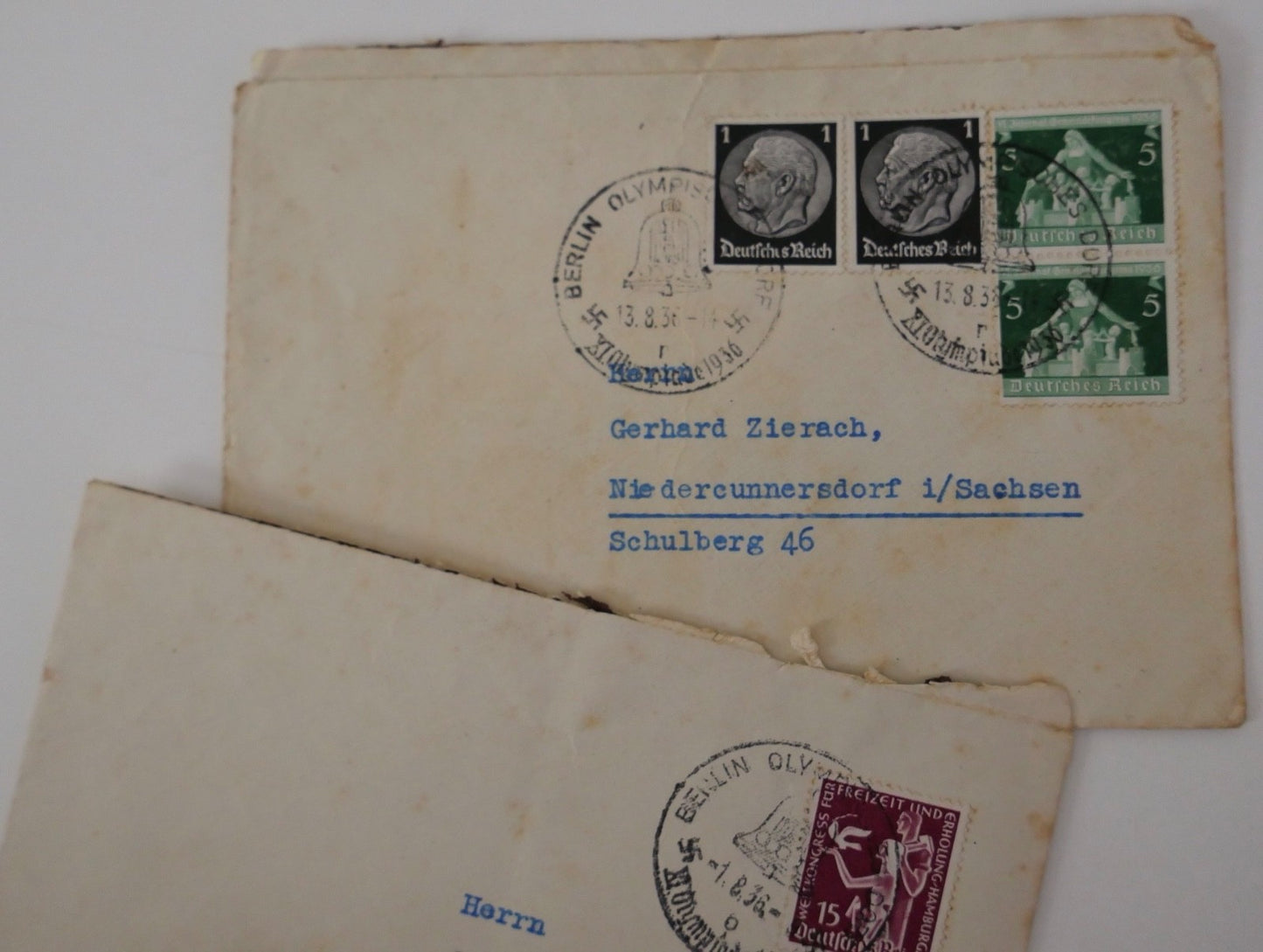 Großes Briefmarken-Konvolut Deutsches Reich Inflation 3. Reich Belege Einheiten