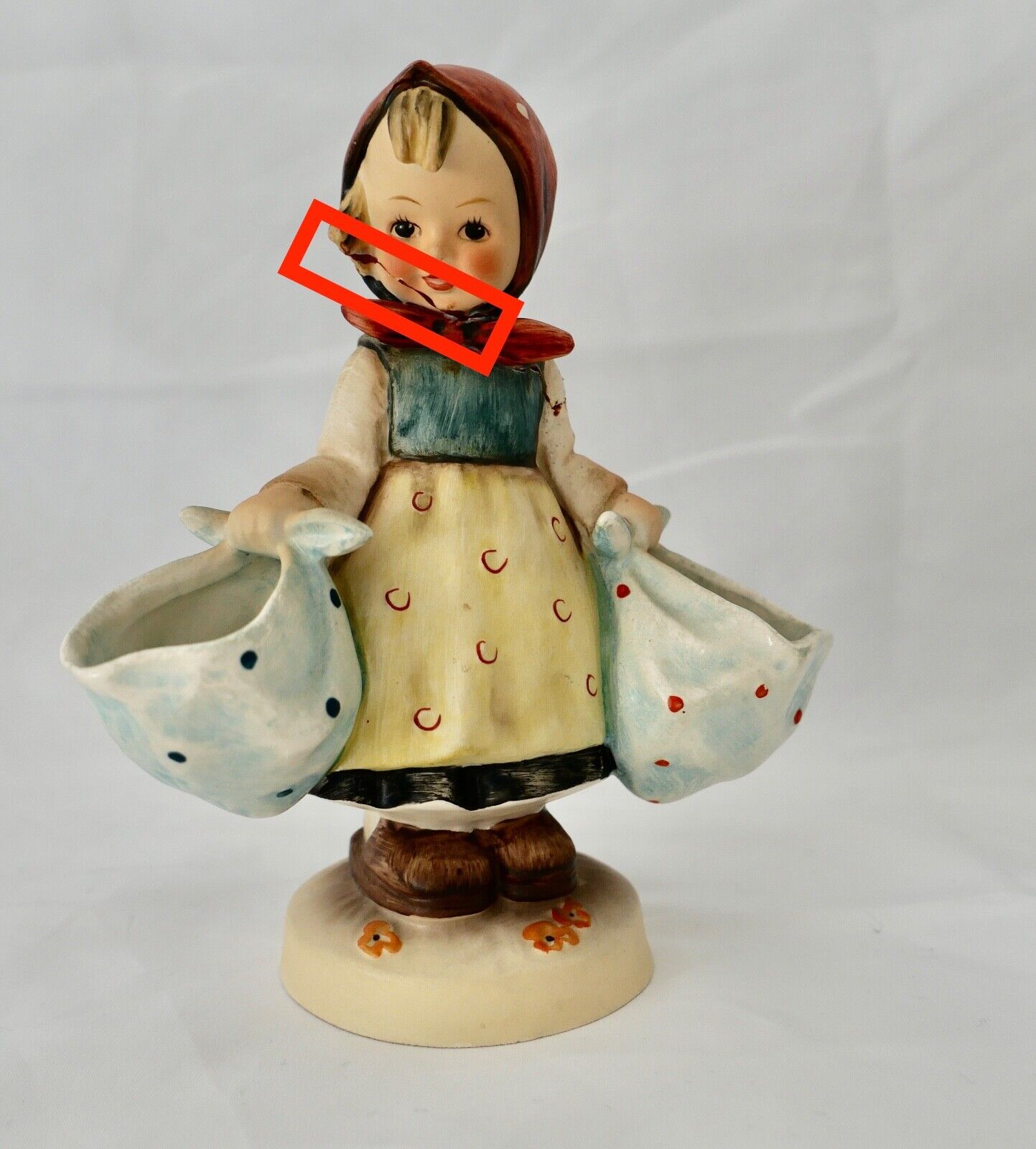 Orig Hummel Figur 175 " MARKT CHRISTEL " Goebel Porzellan 60-70 Mother's Darling