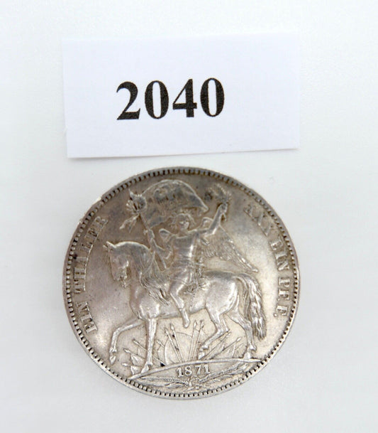 1 Taler Thaler Johann König von Sachsen 1871 B  ss-vz Silber