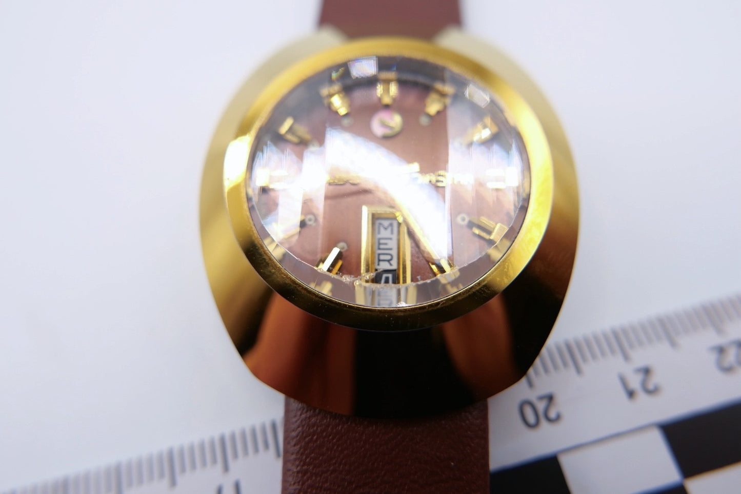 Rado Diastar 13G-625.0013.3 Automatic Vintage Herrenarmbanduhr Day-Date Gold